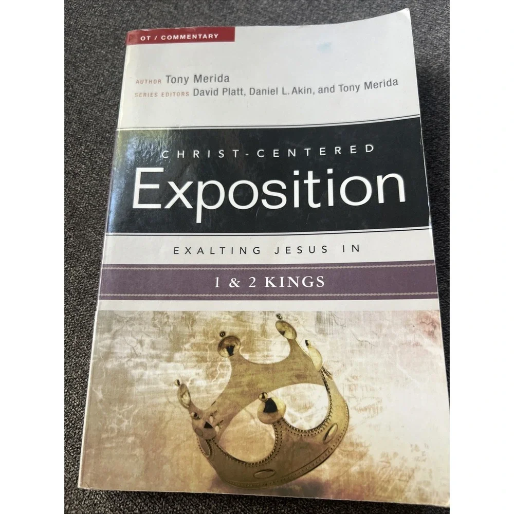 Holman Reference Christ-Centered Exposition 1 & 2 Kings Tony Merida Paperback
